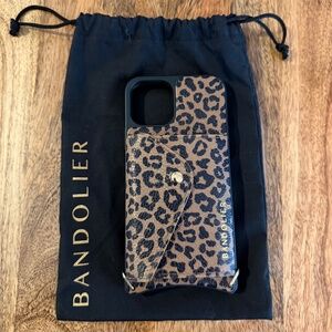 Bandolier Donna Crossbody Phone Case Leopard/Gold iPhone 11 Pro